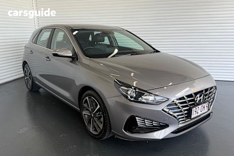 Grey 2023 Hyundai I30 Hatchback Elite