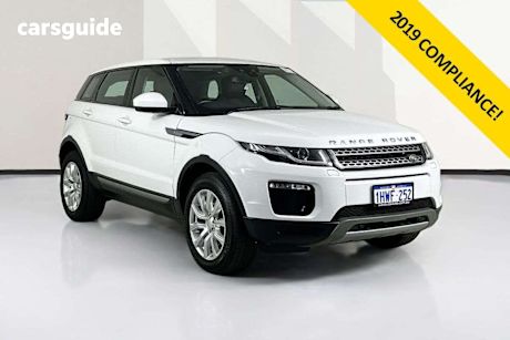 White 2019 Land Rover Range Rover Evoque Wagon Td4 (110Kw) Se