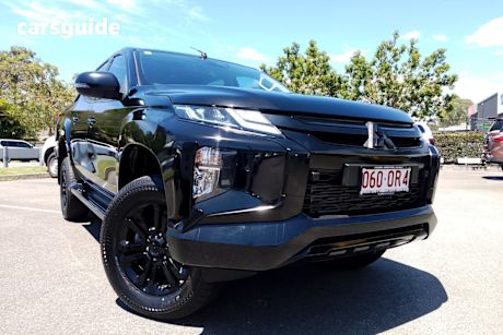 Black 2023 Mitsubishi Triton Double Cab Pick Up Gls (4X4)