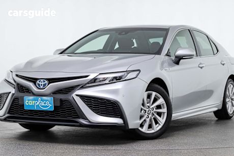 Silver 2021 Toyota Camry Sedan Ascent Sport Hybrid