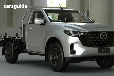 Silver 2025 Mazda BT-50 Freestyle Cab Chassis Xt (4X2)