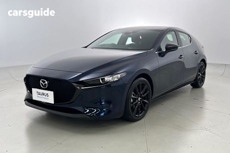 Blue 2022 Mazda 3 Hatchback G25 Evolve Sp