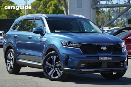 Blue 2021 Kia Sorento Wagon Sport+ 7 Seat