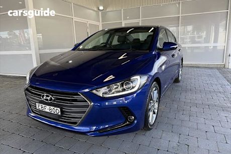 Blue 2018 Hyundai Elantra Sedan Elite 2.0 Mpi