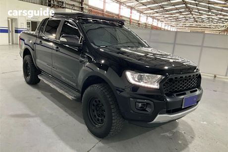Black 2020 Ford Ranger Double Cab Pick Up Wildtrak 2.0 (4X4)