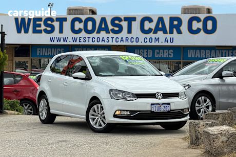 White 2016 Volkswagen Polo Hatchback 81 Tsi Comfortline