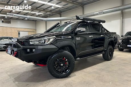 Black 2017 Toyota Hilux Ute Tray SR5