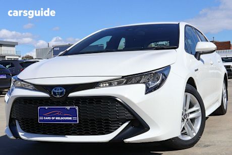 White 2022 Toyota Corolla Hatchback Ascent Sport Hybrid