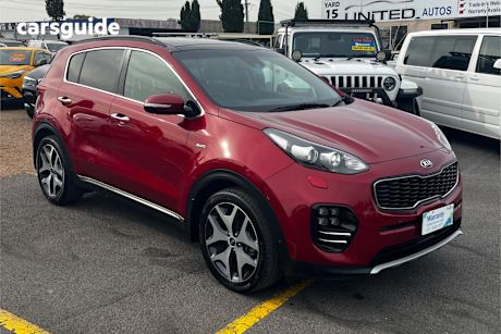 Red 2017 Kia Sportage Wagon Gt-Line (Awd)