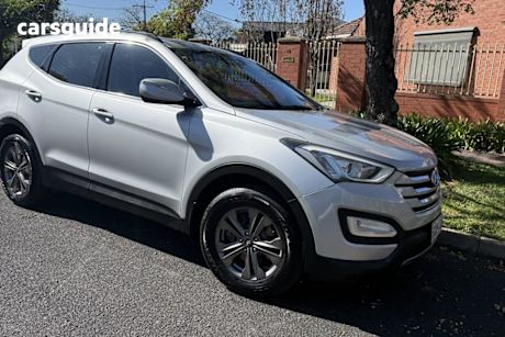 Silver 2013 Hyundai Santa FE Wagon Active Crdi (4X4)