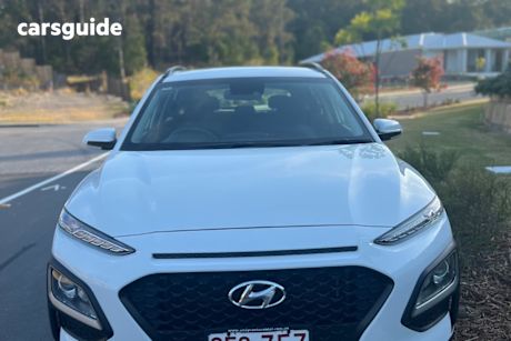 White 2019 Hyundai Kona Wagon Go (Fwd)
