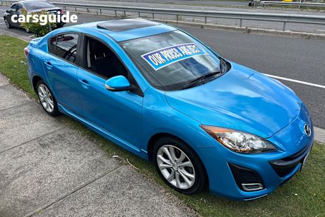 Blue 2011 Mazda 3 Sedan Sp25