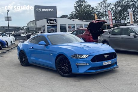 Blue 2022 Ford Mustang Fastback Gt 5.0 V8
