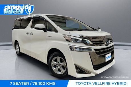 White 2020 Toyota Vellfire OtherCar HYBRID X