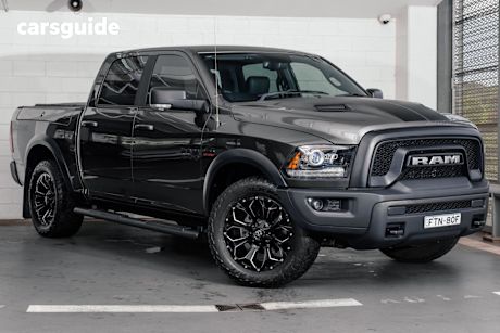 Grey 2021 Ram 1500 Crew Cab Utility Warlock Rambox