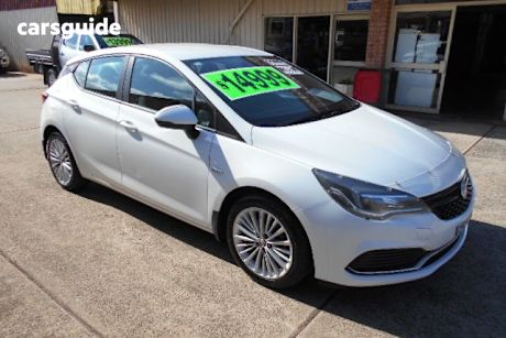 White 2017 Holden Astra Hatchback R