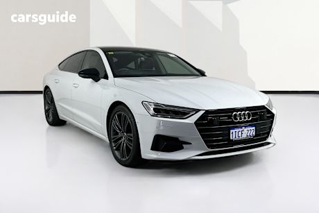 White 2023 Audi A7 Sportback 45 Tfsi Quattro Mhev