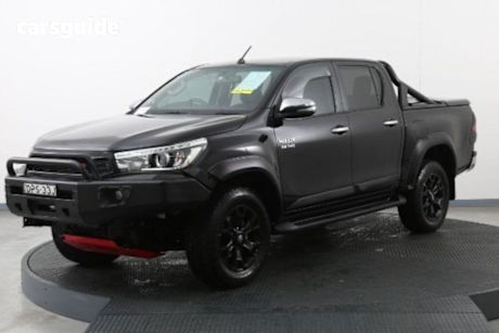 Black 2017 Toyota Hilux Dual Cab Utility Sr5 (4X4)
