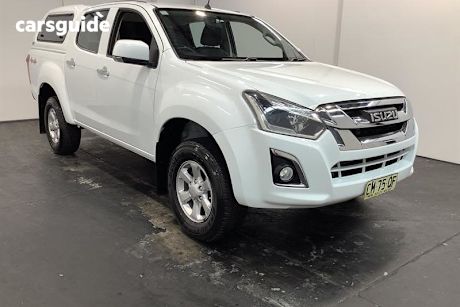 White 2016 Isuzu D-MAX Crew Cab Utility Ls-M Hi-Ride (4X4)
