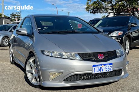 Silver 2008 Honda Civic Hatchback Type R