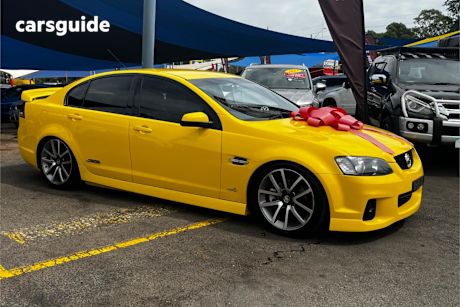 Yellow 2011 Holden Commodore Sedan Ss