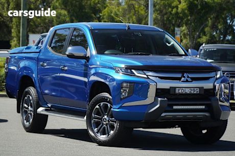 Blue 2018 Mitsubishi Triton Dual Cab Utility Gls (4X4)