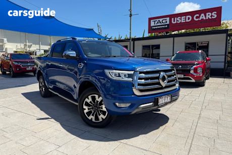 Blue 2022 GWM UTE Dual Cab Utility Cannon-L (4X4)