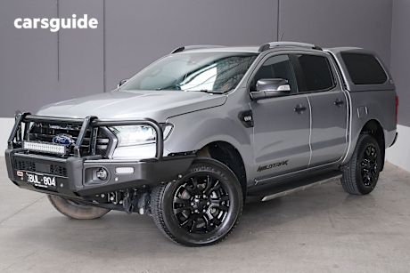 Silver 2021 Ford Ranger Double Cab Pick Up Wildtrak 3.2 (4X4)