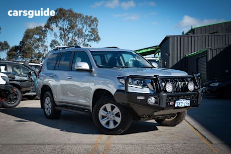 Silver 2017 Toyota Landcruiser Prado Wagon Gxl (4X4)