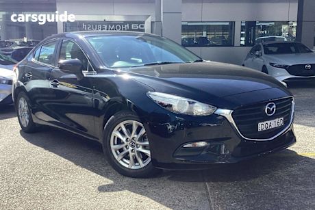 Blue 2017 Mazda 3 Sedan Neo