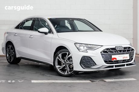 White 2024 Audi A3 Sedan 35 Tfsi S Line (Mhev)
