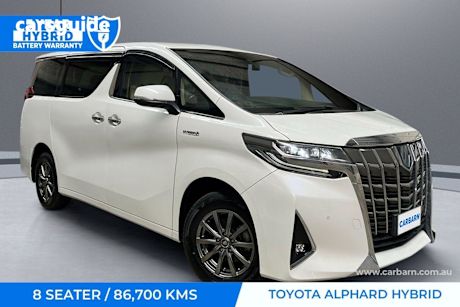 White 2019 Toyota Alphard OtherCar HYBRID 4WD X