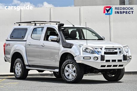 Silver 2012 Isuzu D-MAX Crew Cab Utility Ls-U Hi-Ride (4X4)