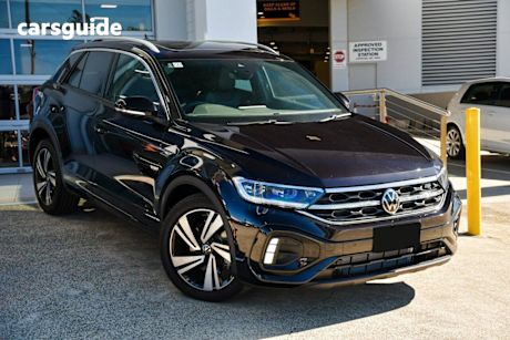 Black 2025 Volkswagen T-ROC Wagon 140Tsi R-Line
