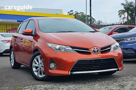 Red 2013 Toyota Corolla Hatchback Ascent Sport