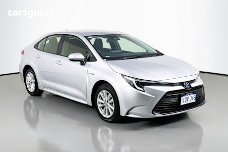 Silver 2024 Toyota Corolla Sedan Ascent Sport Hybrid