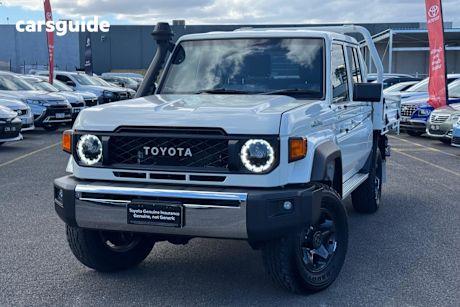 White 2024 Toyota Landcruiser Double Cab Chassis Lc79 Gxl