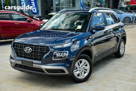 Blue 2025 Hyundai Venue Wagon