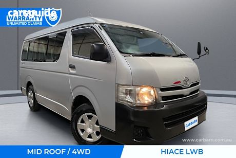 Silver 2011 Toyota HiAce Commercial WAGON 4WD