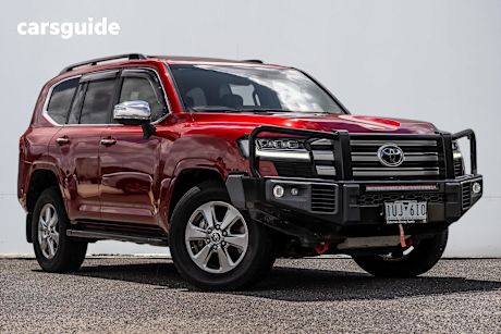 Red 2021 Toyota Landcruiser Wagon Lc300 Sahara (4X4)