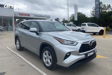 Silver 2022 Toyota Kluger Wagon Gx Hybrid Awd