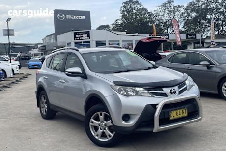 Silver 2014 Toyota RAV4 Wagon Gx (4X4)