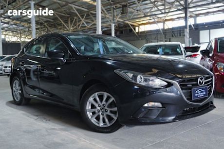 Black 2014 Mazda 3 Hatchback Maxx