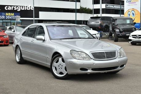 Silver 2001 Mercedes-Benz S600 Sedan L