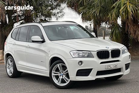 White 2013 BMW X3 Wagon Xdrive 20D