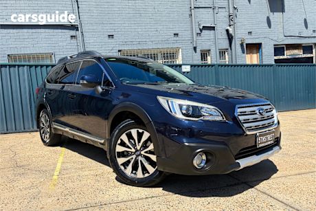 Blue 2015 Subaru Outback Wagon 3.6R