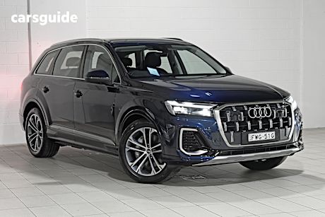 Blue 2025 Audi Q7 Wagon 45 Tdi Quattro Mhev