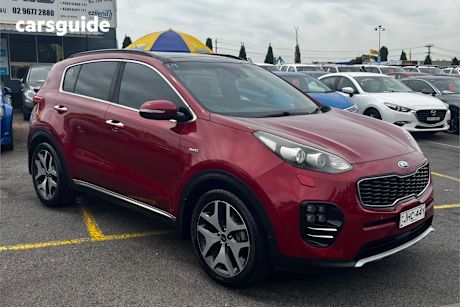Red 2017 Kia Sportage Wagon Gt-Line (Awd)