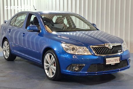 Blue 2013 Skoda Octavia Liftback Rs 147 Tsi