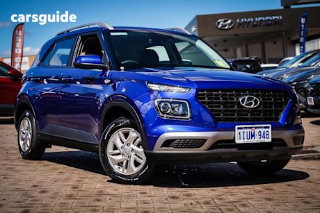 Blue 2025 Hyundai Venue Wagon